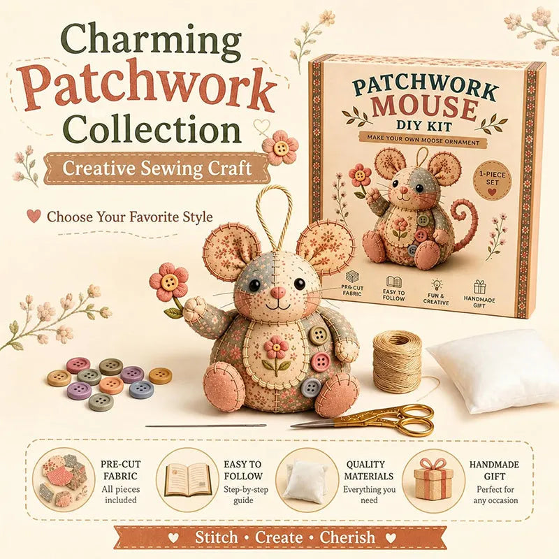 ๐ฅDIY Patchwork Animal Kit โ Create Your Own Adorable Animals