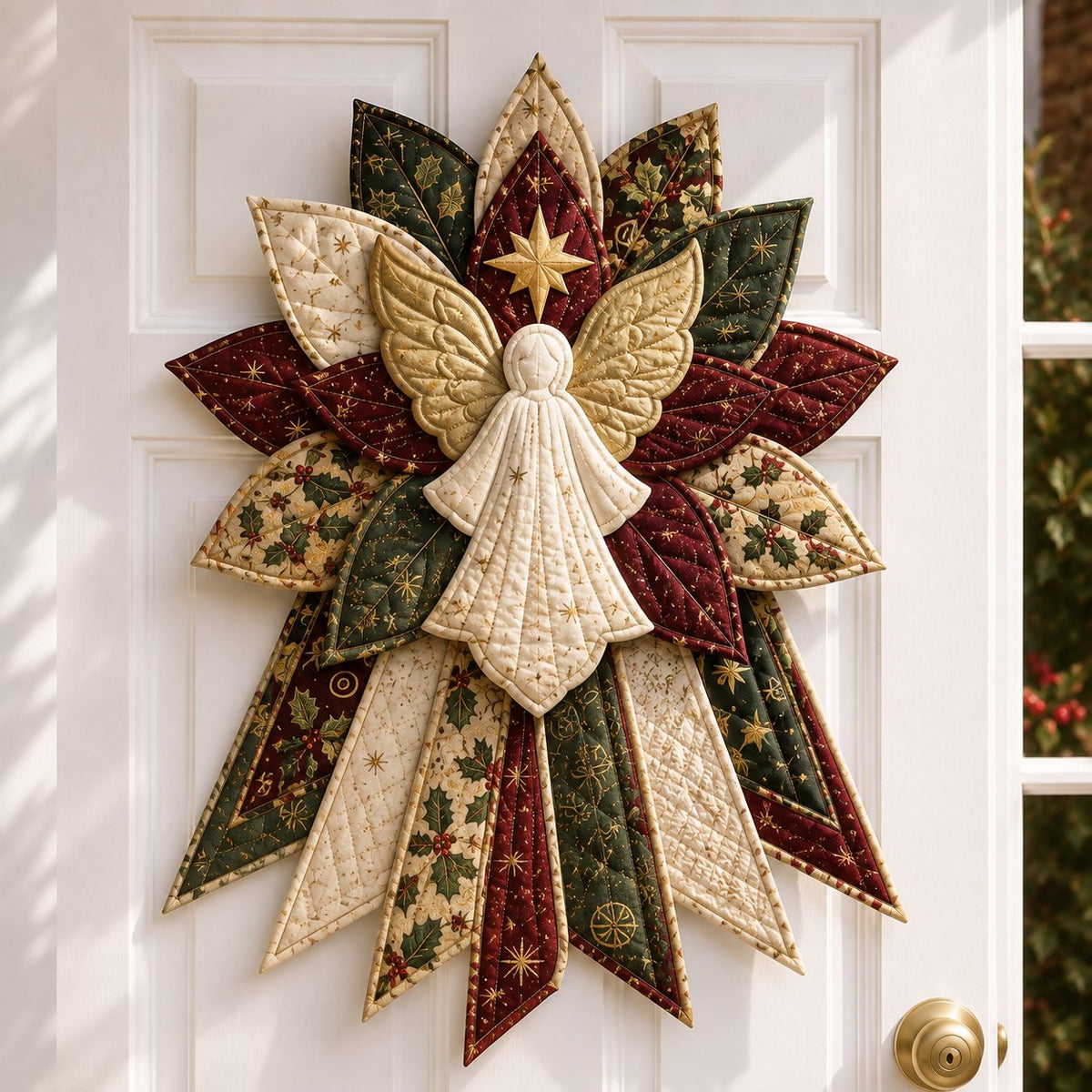 ๐๐ Festive Quilted Christmas Door Hanging DIY Sewing Kit