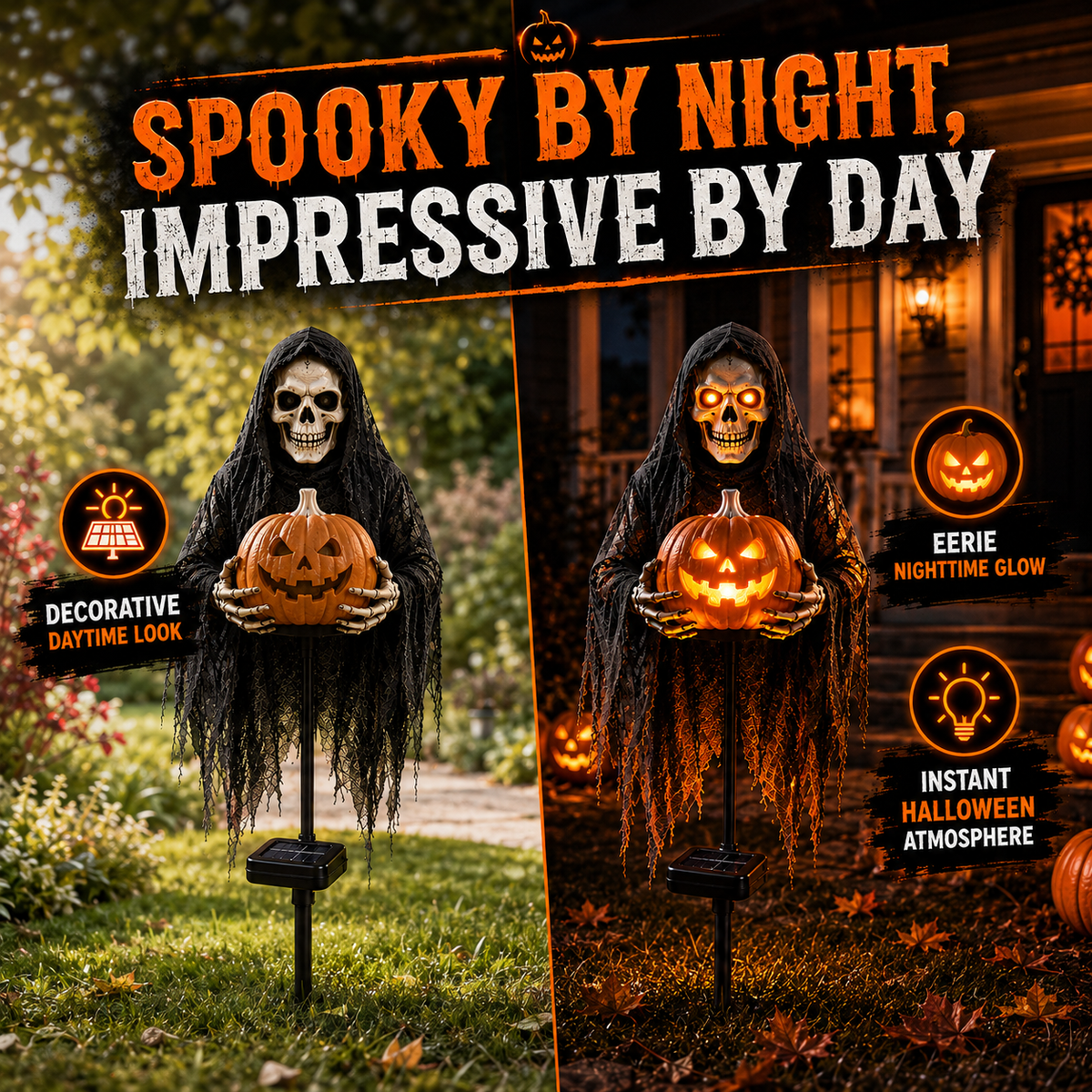 👻Soul Collector Pumpkin Edition Animated Halloween Yard Decoration