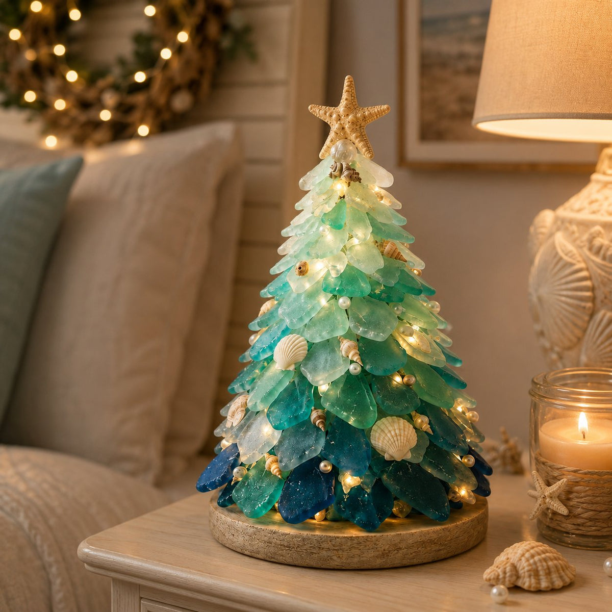 🌊🎄 DIY Sea Glass 3D Christmas Tree Kit