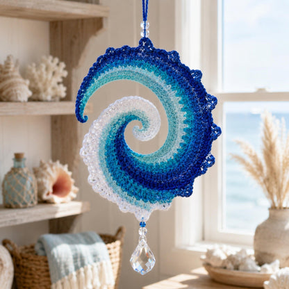 🌊🧵 DIY crocheted weather vane kit "Ocean Wave"