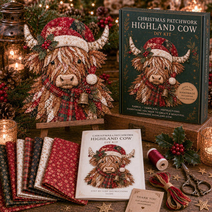 💥🏆Christmas Patchwork Fabric DIY Decor Kit