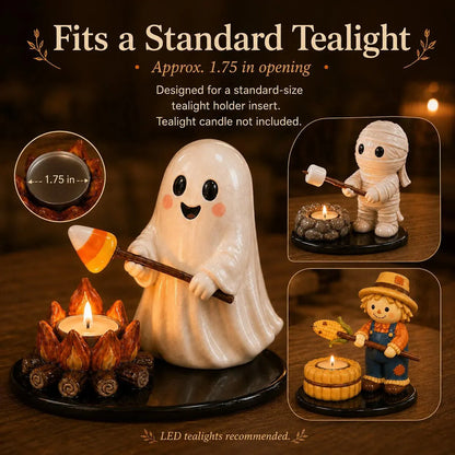 💥Halloween Campfire Tealight Holder