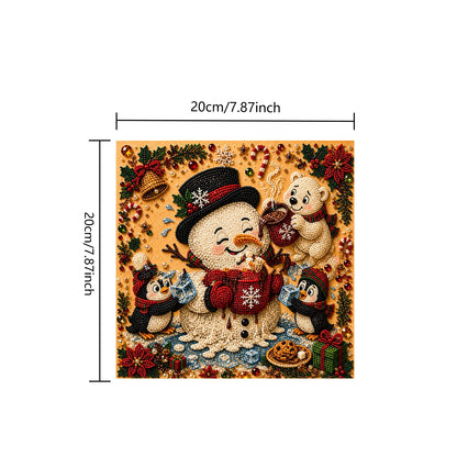 ✨Complete Craft Tools Holiday‐Themed Wooden Frame Decor Art