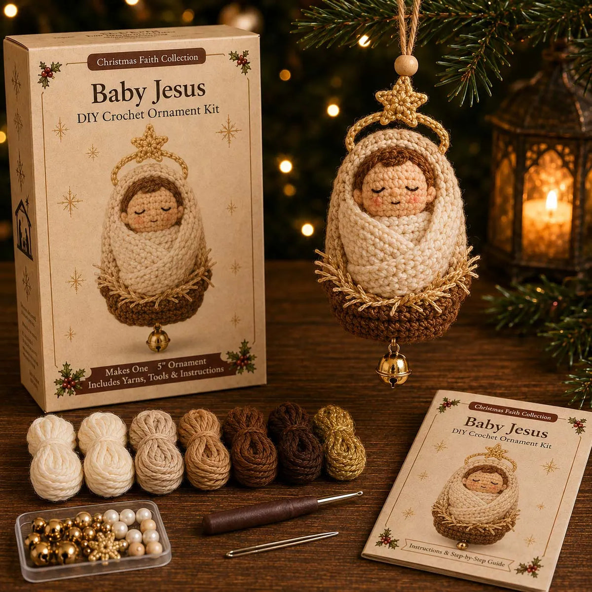 🎄Christmas Character Fabric Ornament DIY Kit