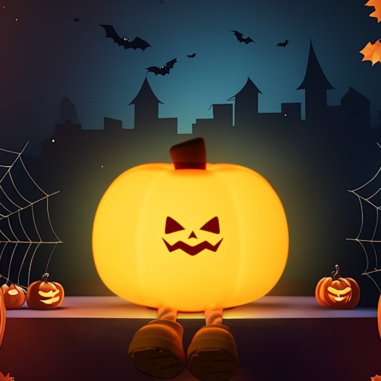 💡Halloween Mini Pumpkin Night Light🎃