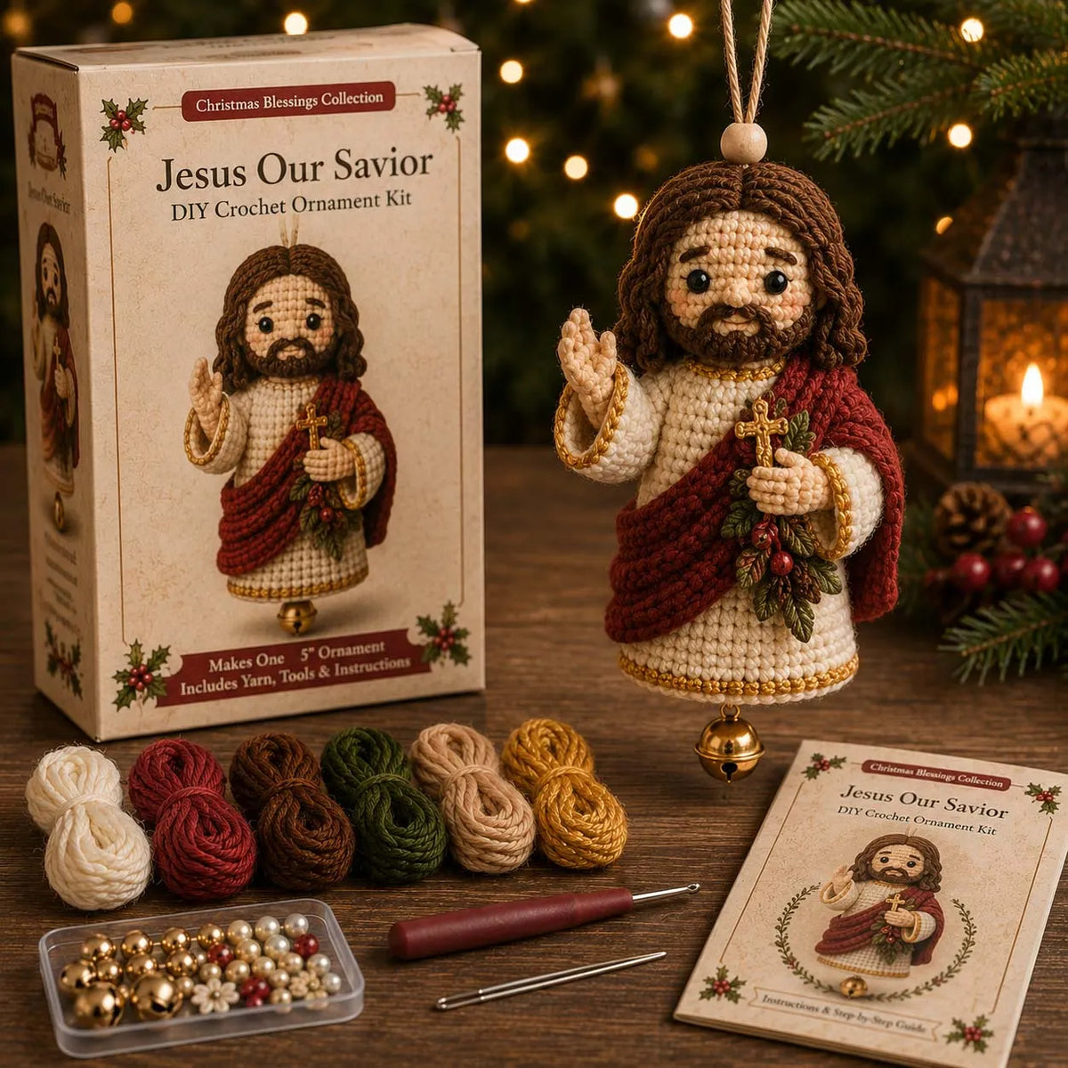 🎄Christmas Character Fabric Ornament DIY Kit