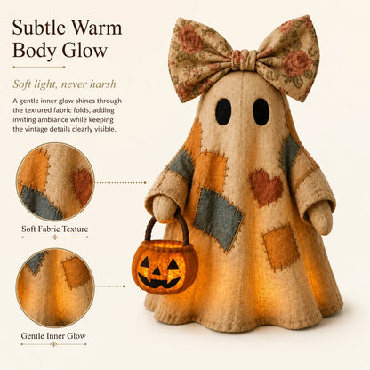 Last Day 70% OFF👻Lighted Vintage Patchwork Ghost