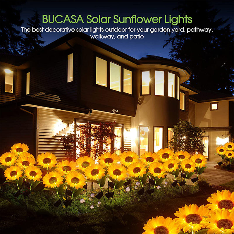 🌻 Solar Sunflower Garden Lights