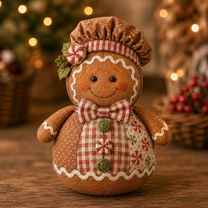 🎄Christmas Patchwork Doll Sewing Kit – A Cosy Craft for Quiet Moments