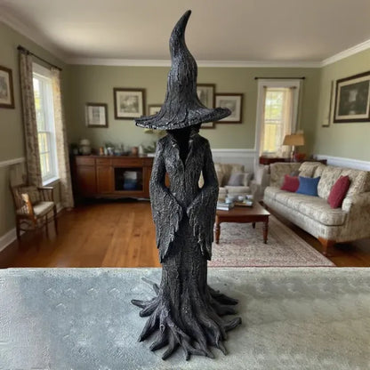 🧙‍♀️Hand-Painted Enchanting Witch Statue✨