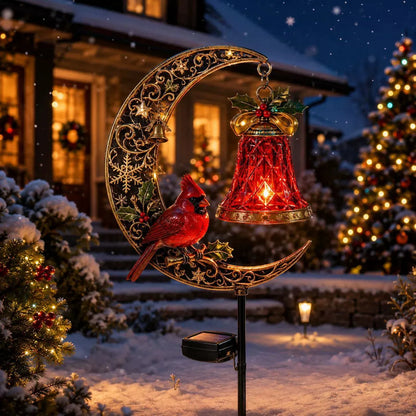 🎄✨Solar Christmas Crescent Garden Light