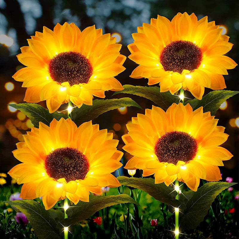 🌻 Solar Sunflower Garden Lights
