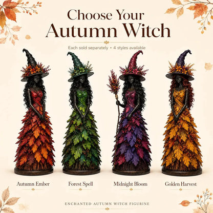 🔥LAST DAY 50% OFF - 🧙‍♀️Enchanted Autumn Witch Figurine(📦Buy 2 Free Shipping)