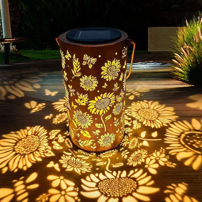 🔥Hot Sale 49% OFF -✨Colorful Sunflower Glow Solar Garden Lantern