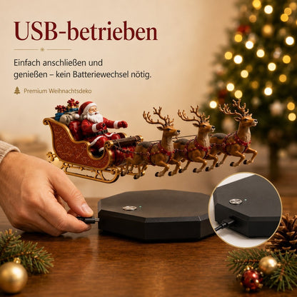 🎅 Santa’s Flying Sleigh — Magnetic Levitation Christmas Display ✨