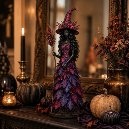 💥🧙Enchanted Autumn Witch Figurine