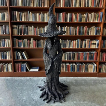 🧙‍♀️Hand-Painted Enchanting Witch Statue✨