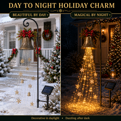 🎄Christmas Bell Cascade Solar Yard Light