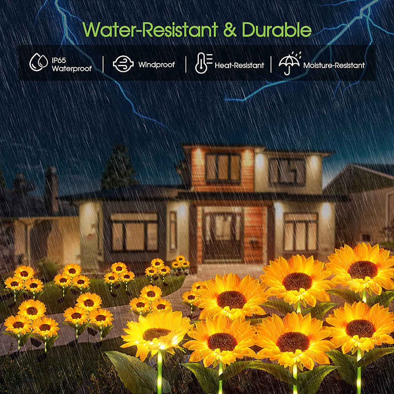 🌻 Solar Sunflower Garden Lights