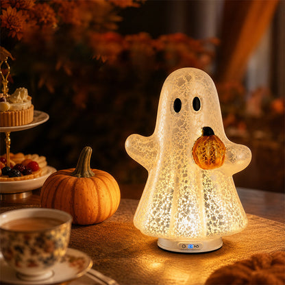 🎃 Limited Offer | Cosy Ghost Pumpkin LED Night Light – Sweet Autumn Pumpkin Ghost Lamp For Children & Adult Home Decor