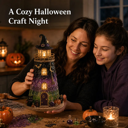 🎃Halloween Sea Glass Lighthouse DIY Kit