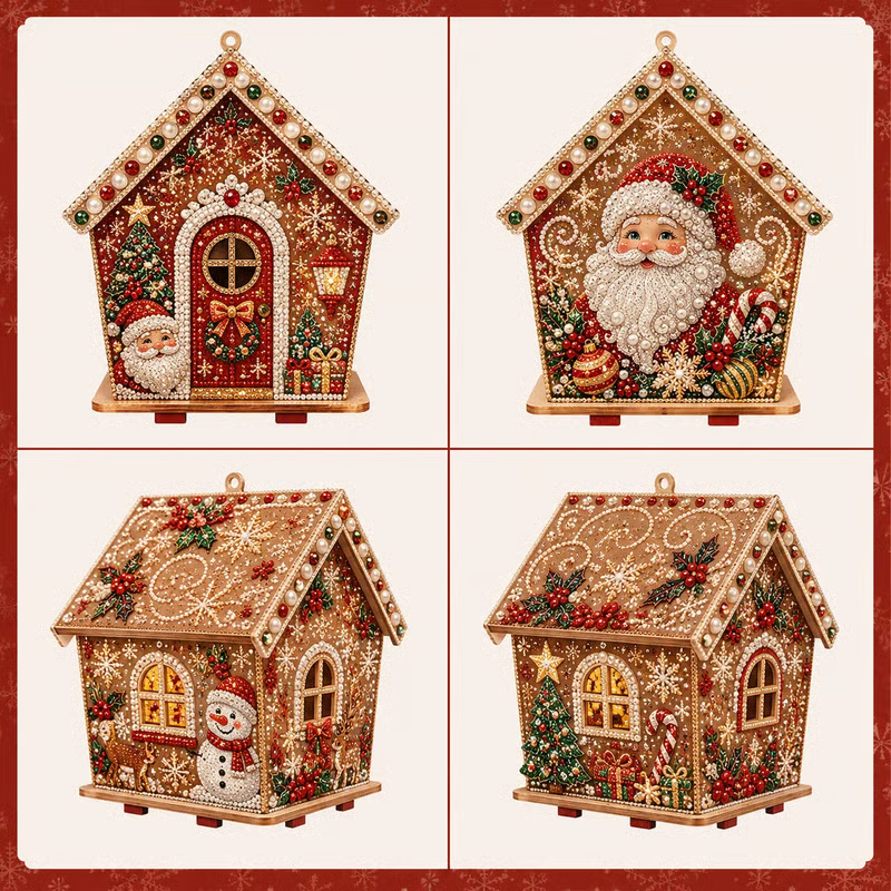 🎄Plymagic DIY Pearl Art-Create a Sparkling Christmas Decoration by Hand