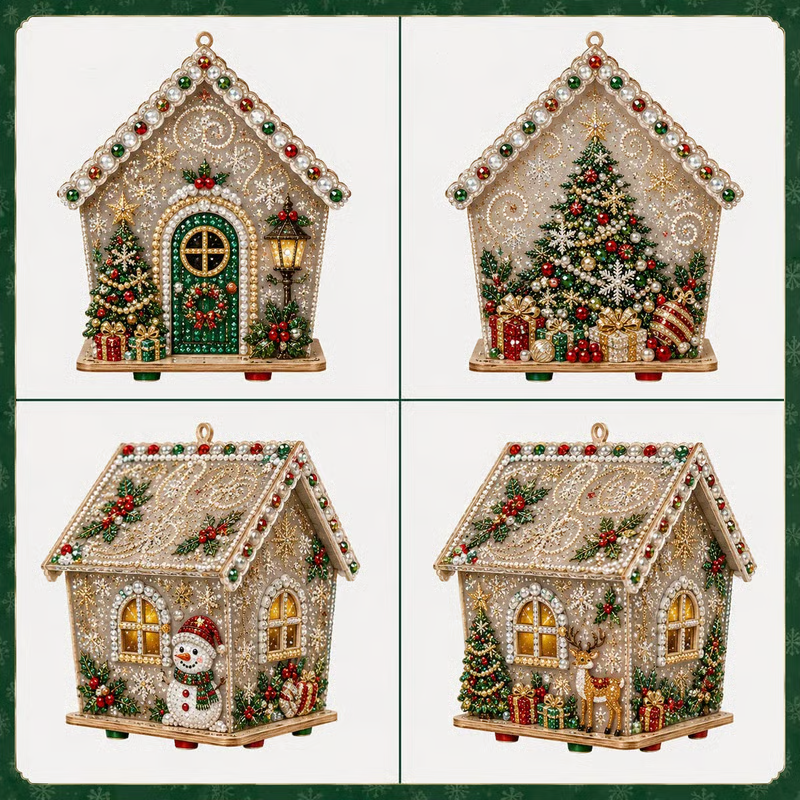🎄Plymagic DIY Pearl Art-Create a Sparkling Christmas Decoration by Hand
