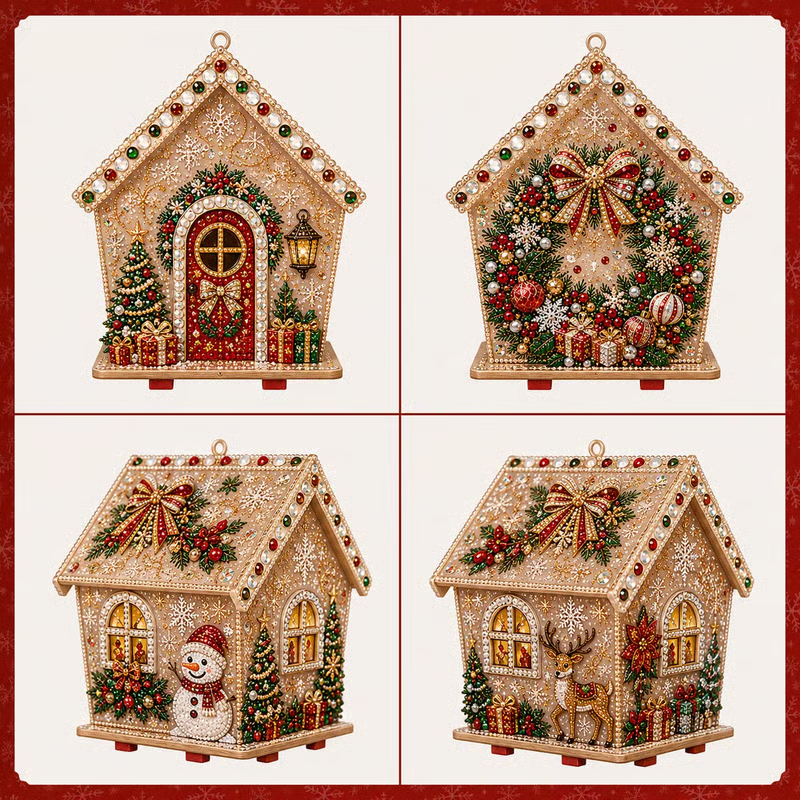 🎄Plymagic DIY Pearl Art-Create a Sparkling Christmas Decoration by Hand