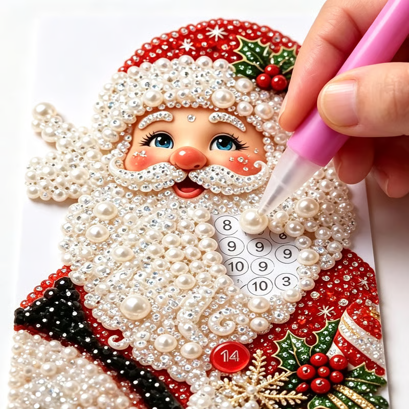 🎄Plymagic DIY Pearl Art-Create a Sparkling Christmas Decoration by Hand