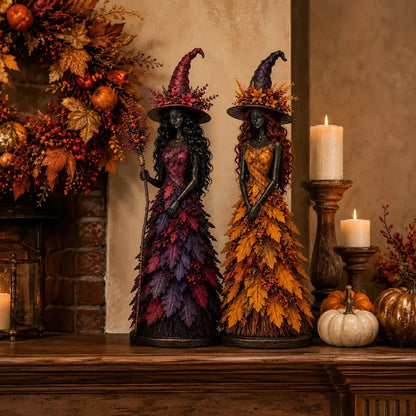 🔥LAST DAY 50% OFF - 🧙‍♀️Enchanted Autumn Witch Figurine(📦Buy 2 Free Shipping)