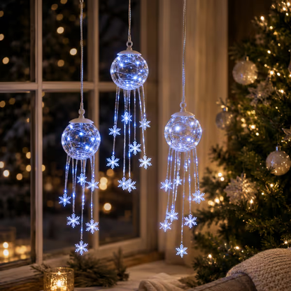 ❄️⛄️Winter Magic Snowflake – LED Hanging Christmas Ornament❄️
