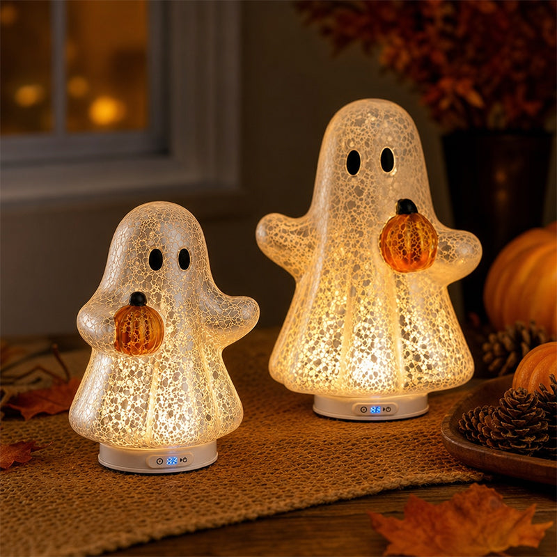 🎃 Limited Offer | Cosy Ghost Pumpkin LED Night Light – Sweet Autumn Pumpkin Ghost Lamp For Children & Adult Home Decor
