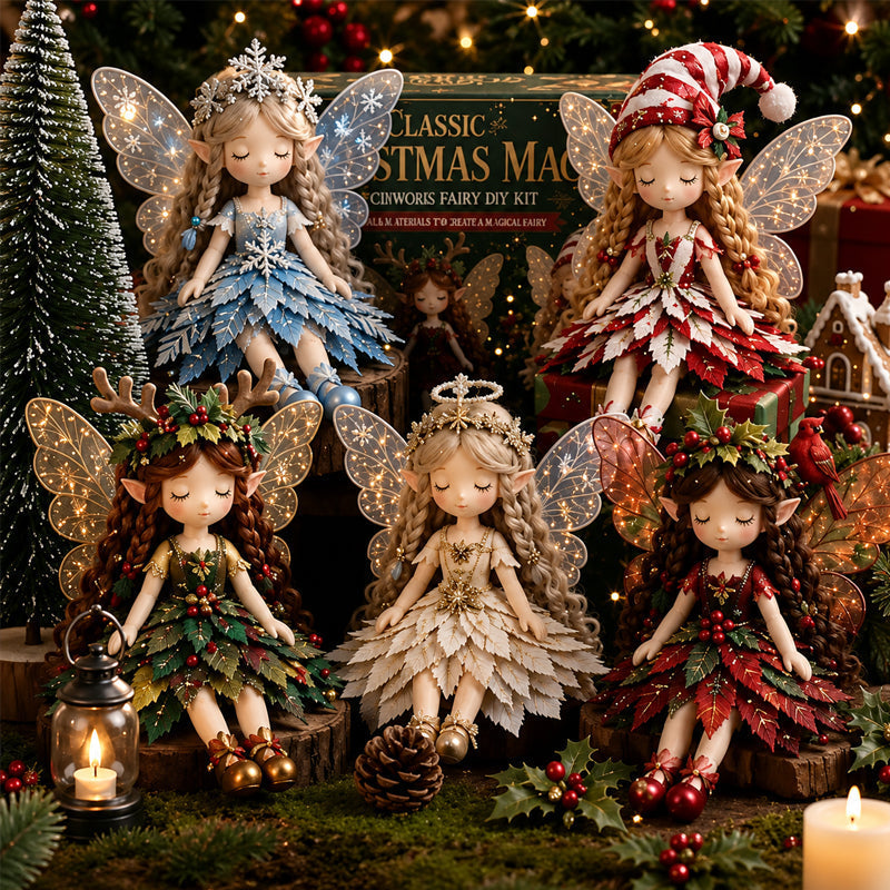 ✨ Christmas Magic Patchwork Fairy DIY Kit