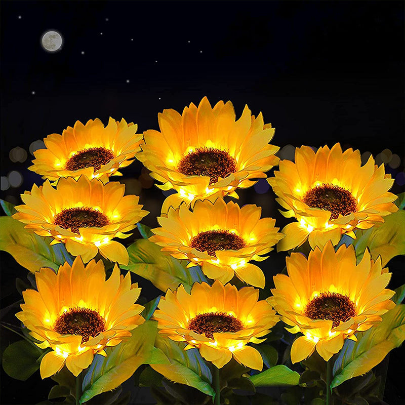 🌻 Solar Sunflower Garden Lights