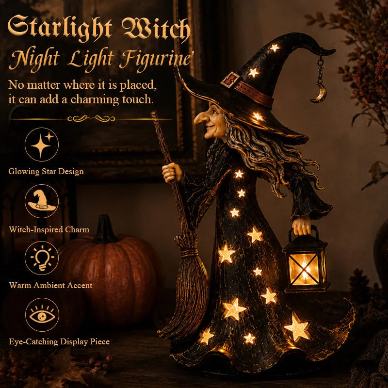 🌙Starlight Witch Night Light Figurine