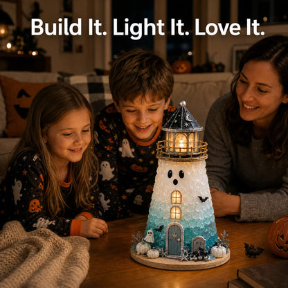 🎃Halloween Sea Glass Lighthouse DIY Kit