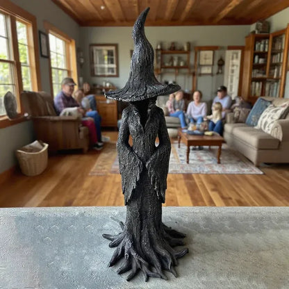 🧙‍♀️Hand-Painted Enchanting Witch Statue✨