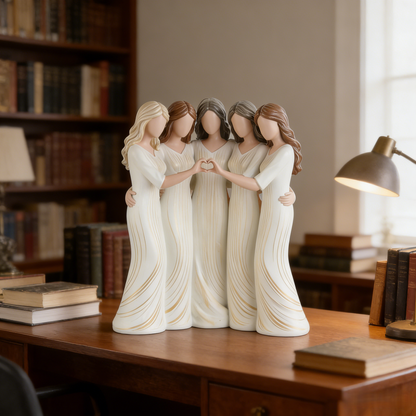 🔥LAST DAY 49% OFF🌊Sisters by My Side, Celebrates Friendships Three Sisters Sculpture