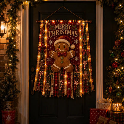 🎄Oversized Lighted Christmas Door Hanging Decor Collection