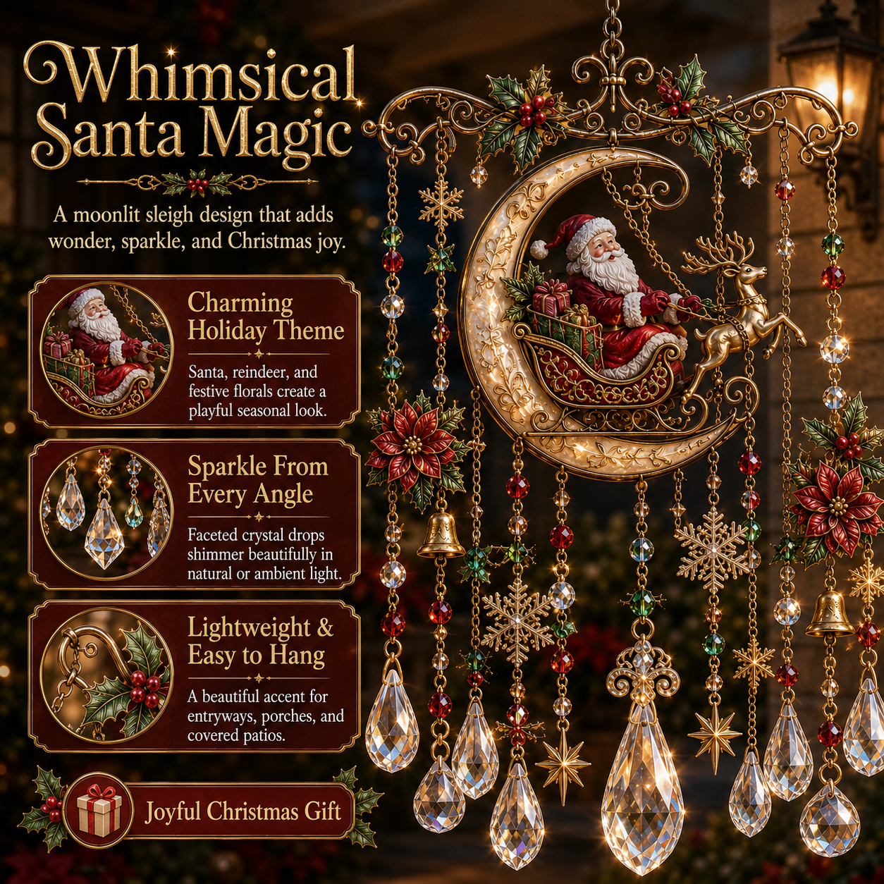 🎁LAST DAY — LIMITED TIME 49% OFF！Magical Christmas Wind Chime