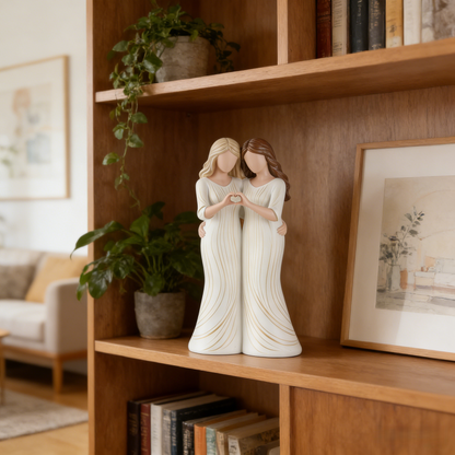 🔥LAST DAY 49% OFF🌊Sisters by My Side, Celebrates Friendships Three Sisters Sculpture