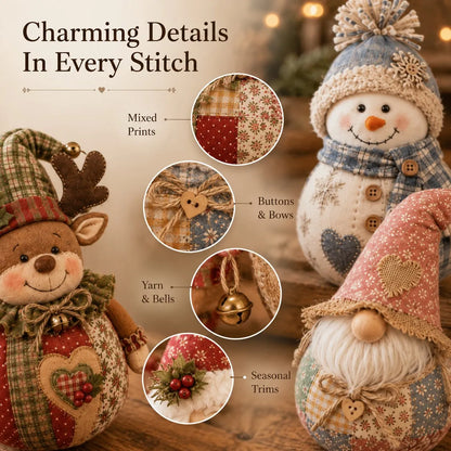 🎄Christmas Patchwork Doll Sewing Kit – A Cosy Craft for Quiet Moments