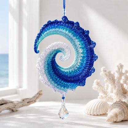 🌊🧵 DIY crocheted weather vane kit "Ocean Wave"