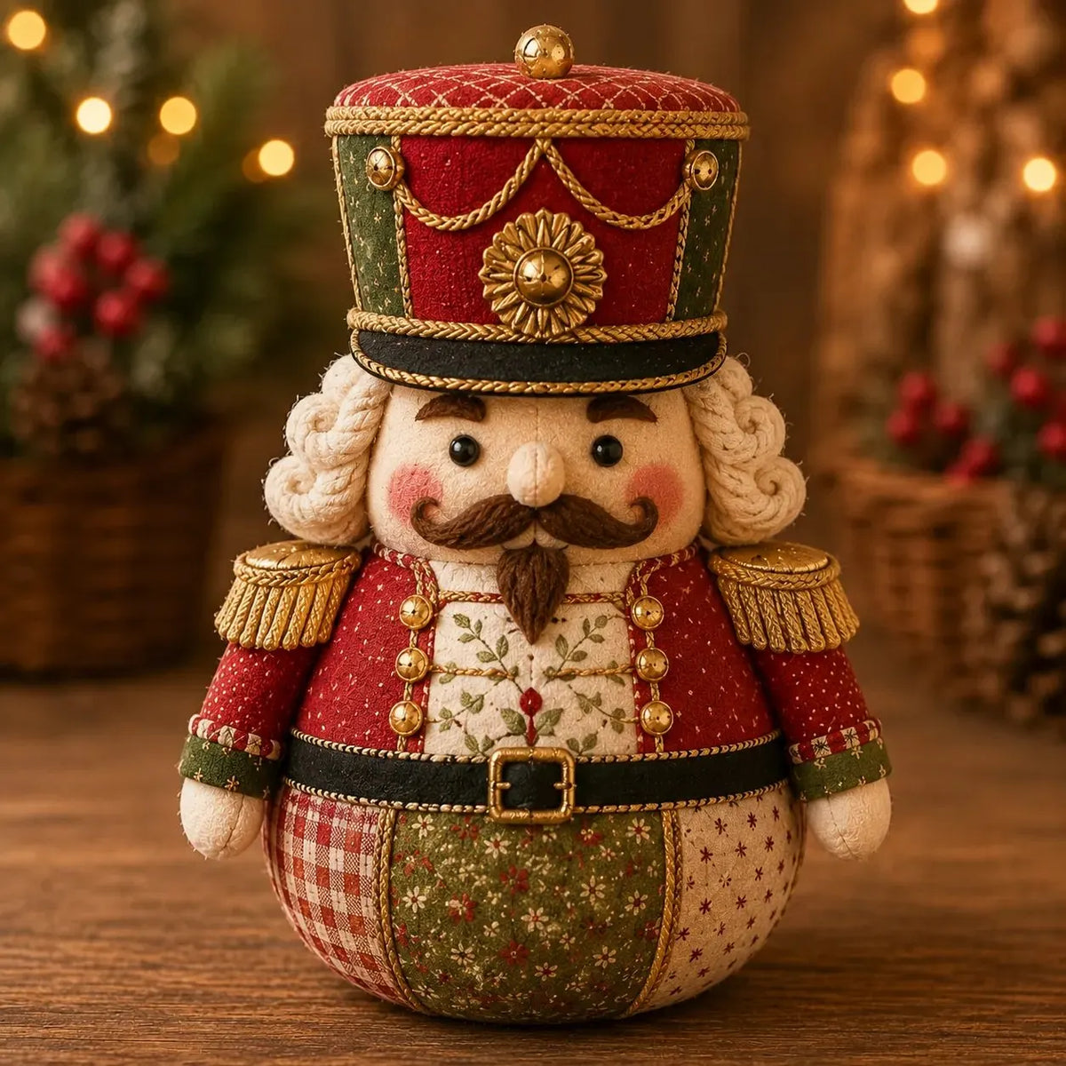 🎄 Christmas Fabric Doll DIY Kit – Create Your Own Handmade Holiday Keepsake