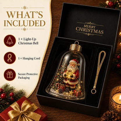 ✨🎄 Glowing Christmas Story Ornament – Light-Up Mini Holiday Scene