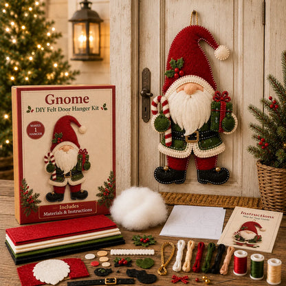 ⛄🎅🎄Christmas Felt Door Hanger DIY Sewing Kit