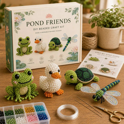 🧵🔥✨ Tiny 3D Beaded Animal DIY Kit