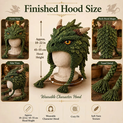 ❤️✨ Cute Animal Crochet Kit for Beginners | Handmade Winter Hat Craft Kit | Complete Amigurumi Crochet Set🧶🎭✨