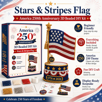 🔥America 250th Anniversary 3D Beaded DIY Kit